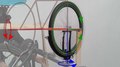 File:Bicycle precession experiment, tilted bike.ogv