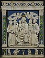 "Madonna col Bambino e i Santi Francesco, Elisabetta d'Ungheria, Cristina di Bolsena (o Orsola) e Lorenzo", Andrea della Robbia (1500 ca.).jpg