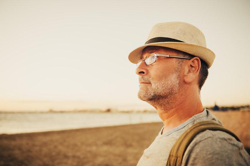 Uomo di 50 anni, crisi di mezza età Uomo di 50 anni, crisi di mezza età