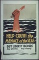 "Help Crush the Menace of the Seas. Buy Liberty Bonds. Buy Quickly- Buy Freely. Rainbow Division Special Liberty Loan... - NARA - 512635.tif