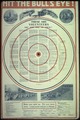 "Hit The Bull's Eye^ Is Your Name On This List^ Get out of your own Little Circle of selfishness INTO THE BIG CIRCLE OF - NARA - 512478.tif