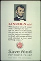 "Lincoln said, "With malice toward none, with charity for all...Let us strive on to finish the work we are in... to... - NARA - 512533.tif