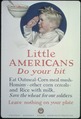 "Little Americans. Do Your Bit. Eat Oatmeal- Corn meal mush- Hominy- other corn cereals- and rice with milk. Save the... - NARA - 512566.tif
