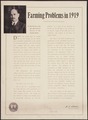 "Farming Problems in 1919... Secretary of Agriculture.", ca. 1917 - ca. 1919.tif