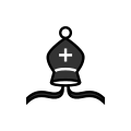 Ash Bishop Xogos da Meiga chess icons family.svg