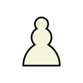 Beige Pawn Xogos da Meiga chess icons family.svg