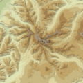 Big Horn topographic blank map.png