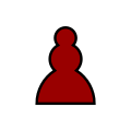 Blood Pawn Xogos da Meiga chess icons family.svg