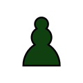 Forest Pawn Xogos da Meiga chess icons family.svg