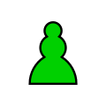 Green Pawn Xogos da Meiga chess icons family.svg