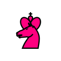 Pink Centaur Xogos da Meiga chess icons family.svg